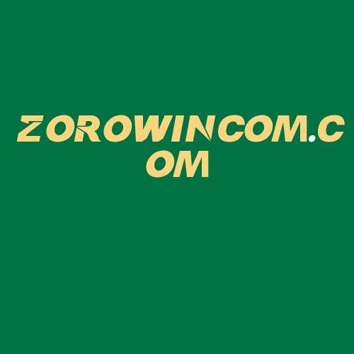 Logo da ZOROWINCOM